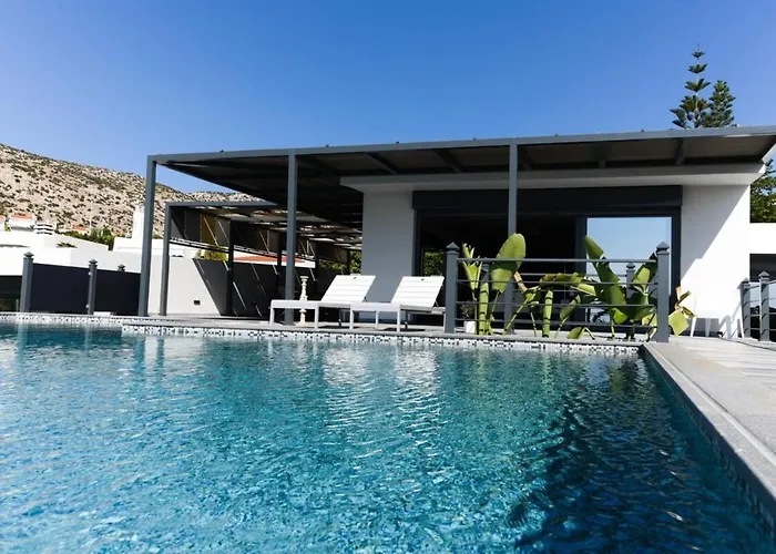Luxury Beachfront Villa Selenia Platinum In Sounio