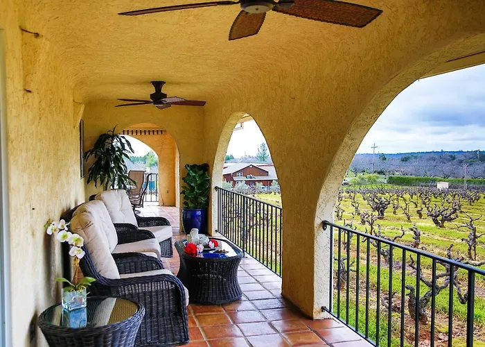 Working Vineyard & Private Pool: Villa In Plymouth