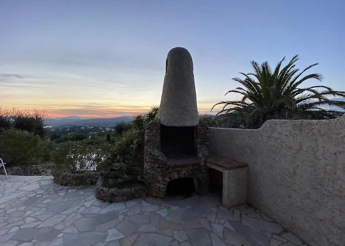 Charmante Villa mit Pool und Panorama-Meerblick in den Golf von Saint-Tropez - Villa Montmajour