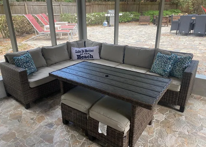 Sleeps 13, 5 Bdr Jacksonville Beach House W Pool, Hot Tub