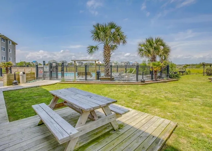 Ocean-View Balcony: Carolina Beach Condo!
