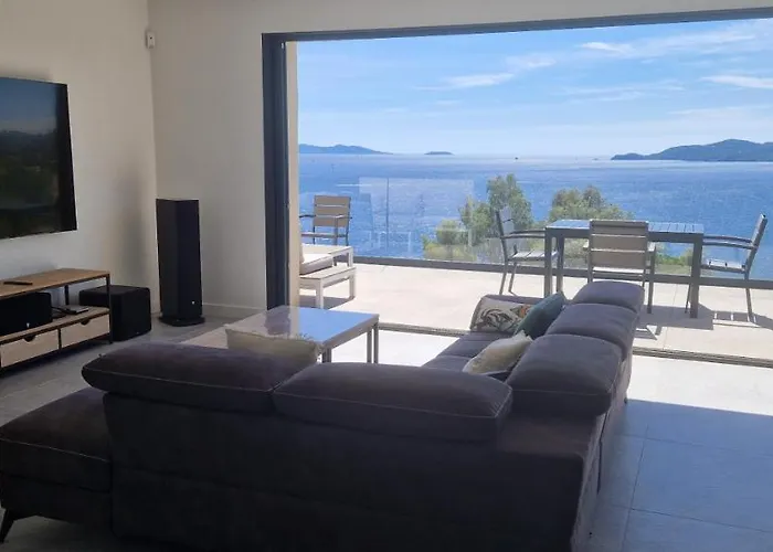 Splendide Villa Vue Mer 180° A 500 M De La Plage