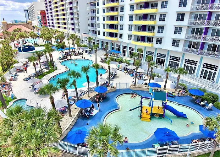Luxury 8Th Floor 2 Bedroom Condo Direct Oceanfront Wyndham Ocean Walk Resort Daytona Beach | 801