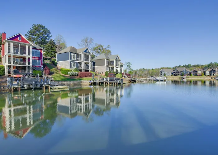 Balcony + Community Perks: Lake Martin Condo!