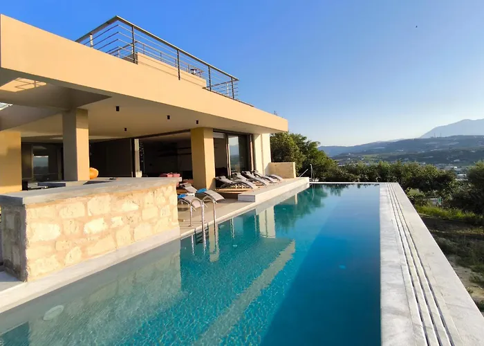 Villa Mirtylla Luxury Retreat W Pool, Bbq And Gym