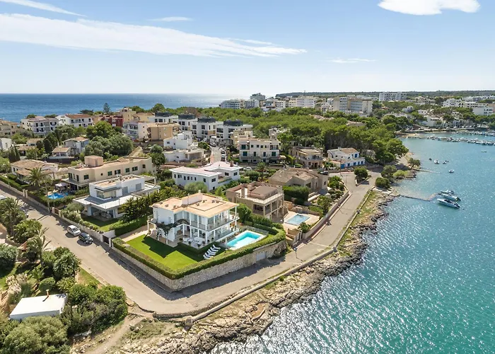 New! Villa Esperanza, Can Marilla, Front Sea View, Pool, Ac, Bbq