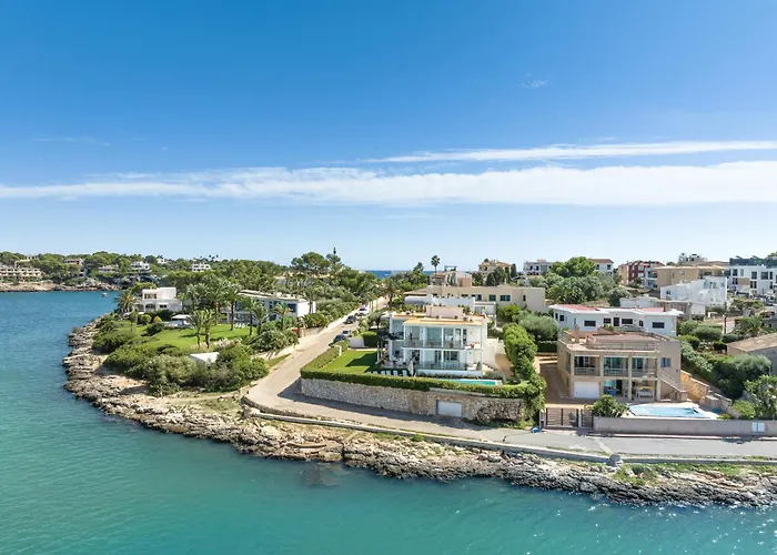 New! Villa Esperanza, Can Marilla, Front Sea View, Pool, Ac, Bbq