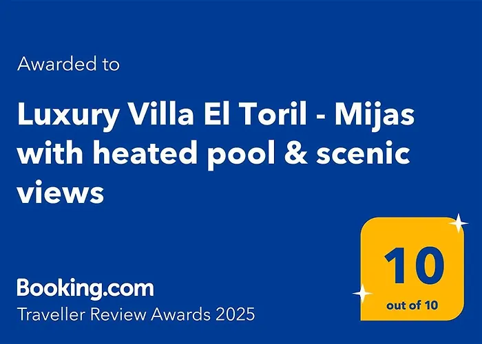 Authentic Andalusian Villa El Toril near Mijas Pueblo, Heated Pool, Sea Views