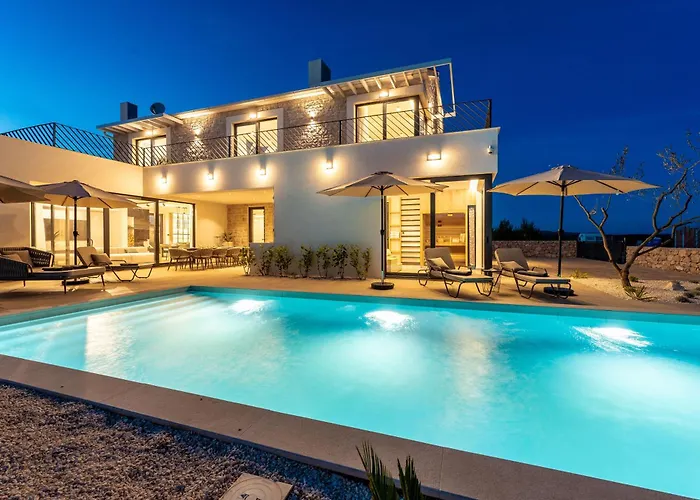 Villa Galla - Sea view, Jacuzzi, Heated pool Modern design
