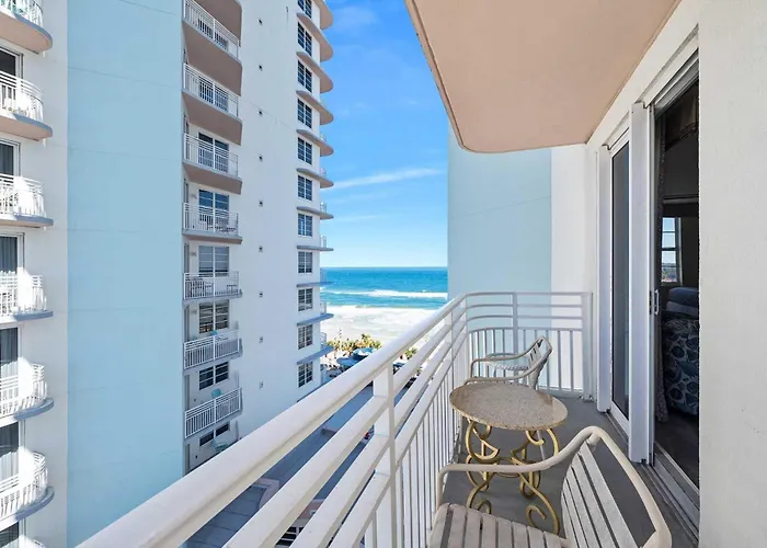 Luxury 8Th Floor 2 Bedroom Condo Direct Oceanfront Wyndham Ocean Walk Resort Daytona Beach | 801