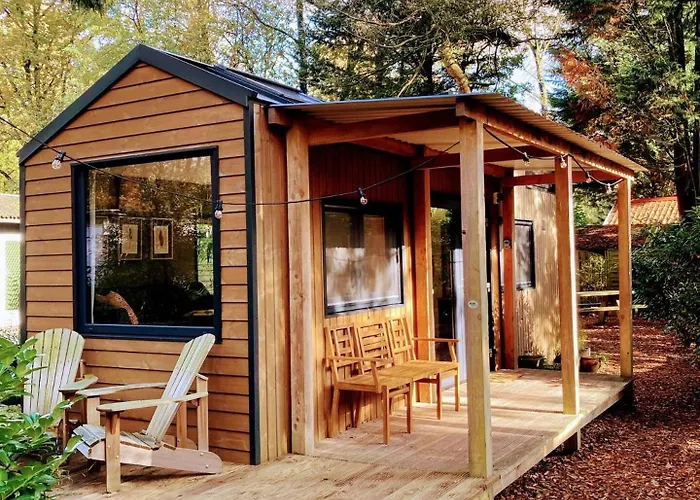 Sfeervol Tiny House in het Bos