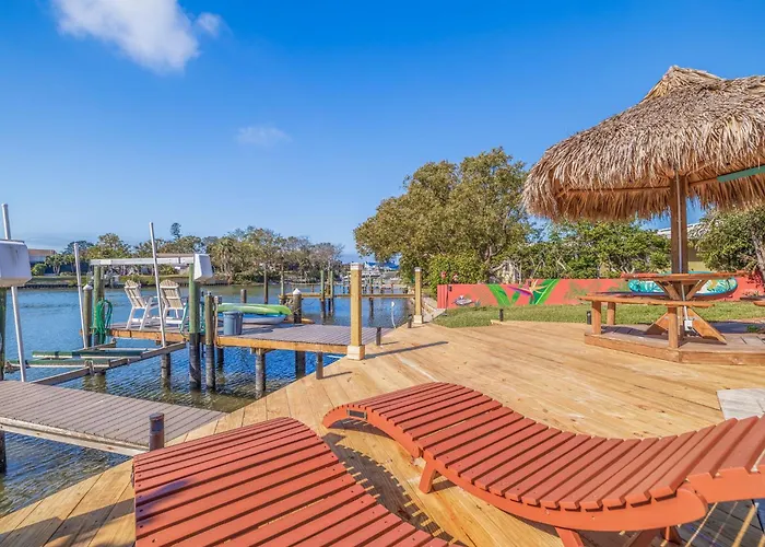 Magical Waterfront Cove With Pool, Dock, Boat Slip & Magic Garden