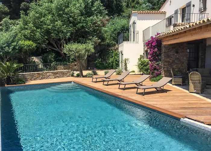 Villa Soleil D'Or, Golfe De St Tropez, Piscine Chauffee A L'Annee