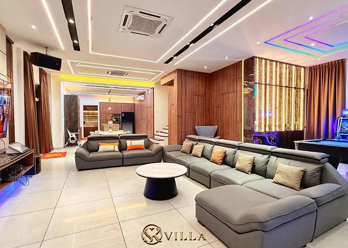 Sk Villa With 35Pax Jacuzzi Swimming Pool Karaoke Bbq Pool Table