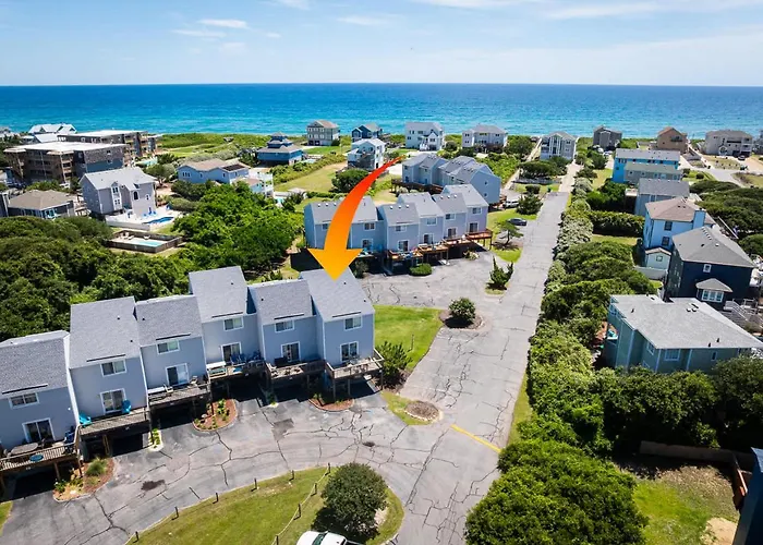Oceanside Townhome In Duck With Community Amenities