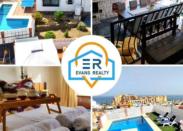Evans Realty Al Villa & Piscina & Garaje & Playa