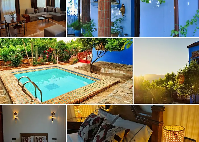 Villa Authentique Avec Vue Panoramique A 3 Km De Chefchaouen