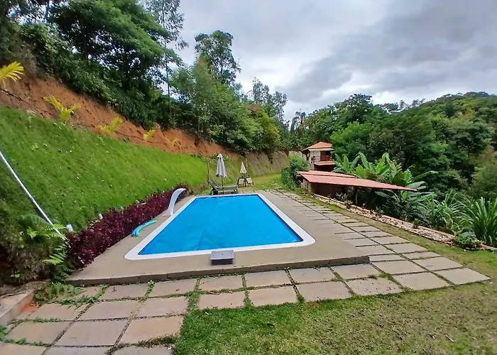 Chalé Ecos do Jucu sauna-ofurô-piscina aquecida-wifi