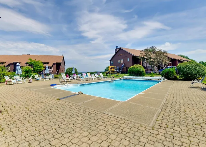 Mtn Views & Pool Access: Lake Memphremagog Condo!