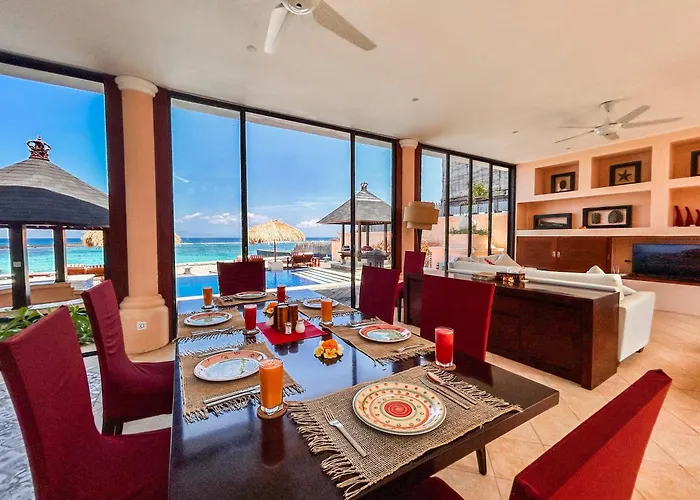 Villa Talia Vashti - Oceanfront Villa With Private Sea Access, Pool & Cook