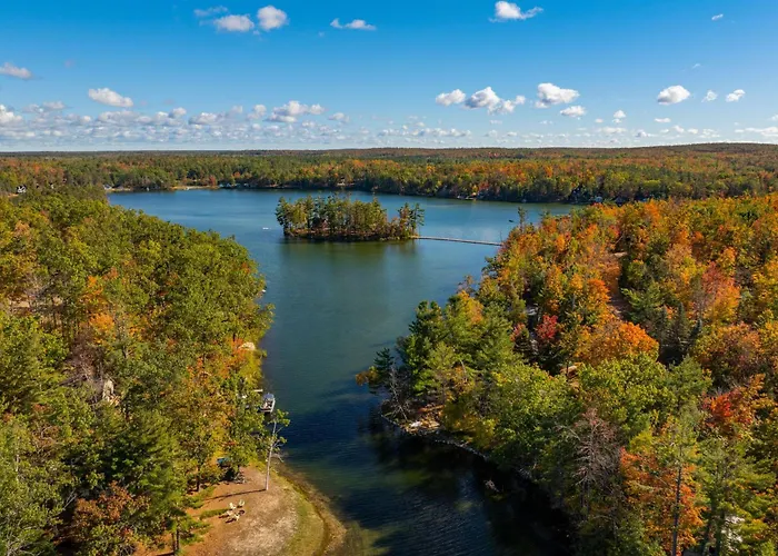 Deck & Fire Pit: Near Atv Trails In Gaylord