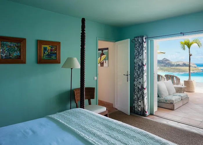 Luxury Villa St Barth With Ocean View, Pool & Gym In Saint-Jean
