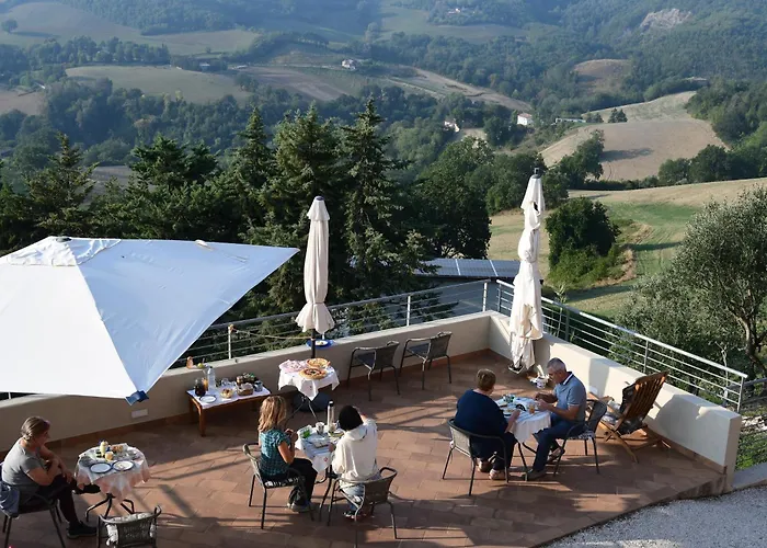 Hotel con vista: Green B&B Urbino Cá del vento