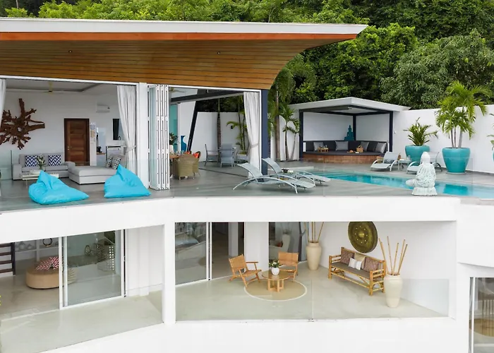 Villa SAYAM, vue mer panoramique&piscine infinity privée à Bophut