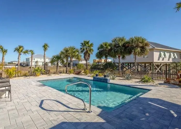New St George Island Beach Rental Private Pool Golf Cart Included Pet Friendly Direct Beach Access