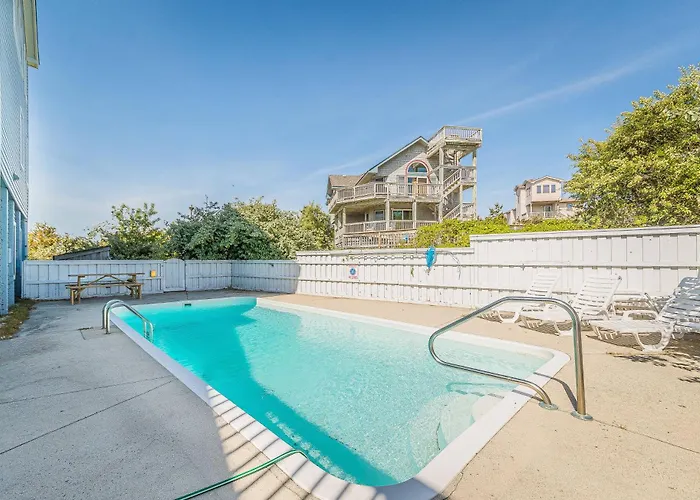 The Sailfish - Duck, Carolina Dunes, 300 Yds To Beach, Sound View, Pool, Hot Tub, Pets Ok, Flex Stays