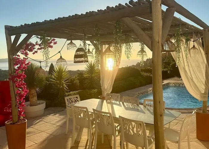 VILLA JUCANOS - Vue mer panoramique Golfe de St-Tropez