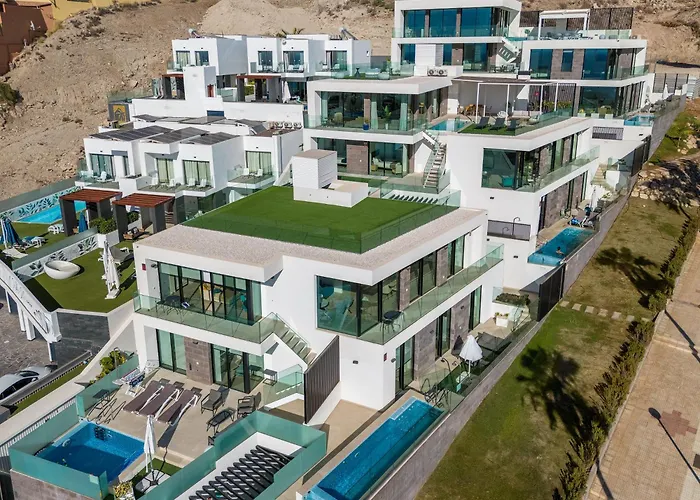 Villa E With Priv, Heated Pool, Ocean View The View Tenerife