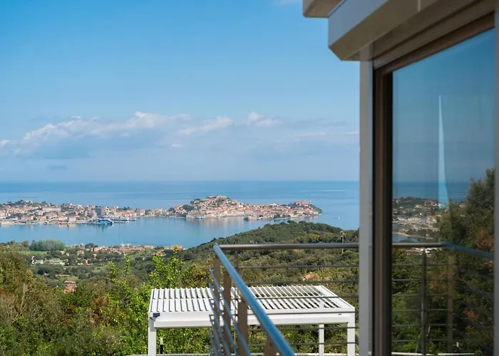 Luxury Liam Villa With Pool And Sea View - Goelba