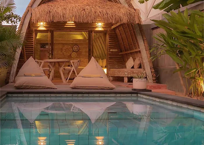 Private Pool Romantic Villa - Adults Only - Villa Palma - Gili Meno