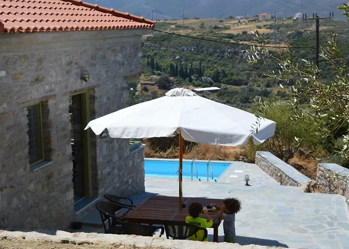 Villa Rokanes Glass Stone With Pool