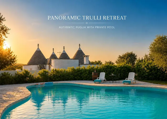Trulli Albapetra - Authentic Trulli Stay With Private Pool And Panoramic View