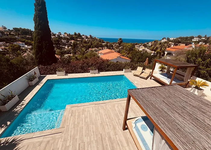 Magic Dream Seaview Villa Denia With 2 Pools, Bbq, Airco, Wifi