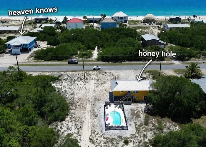 The Honey Hole St George Island Pet Friendly-Heated Private Pool West Gulf Beaches