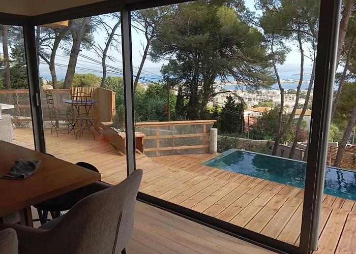 Villa vu mer et étang de thau