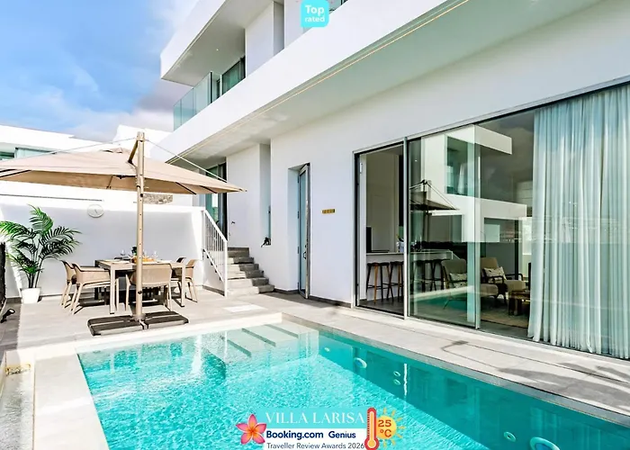 Villa Larisa - Private Heated Pool, Chill Out And Bbq