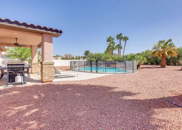 Updated Las Vegas House Patio And Solar Heated Pool